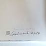 All my works are signed, dated and numbered on the back.