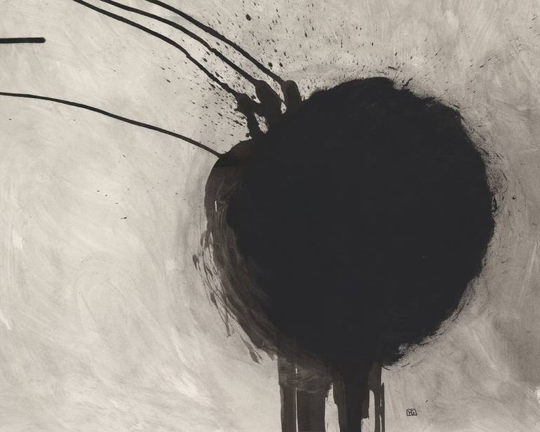 Original Abstract People Painting by Heather Goodwind