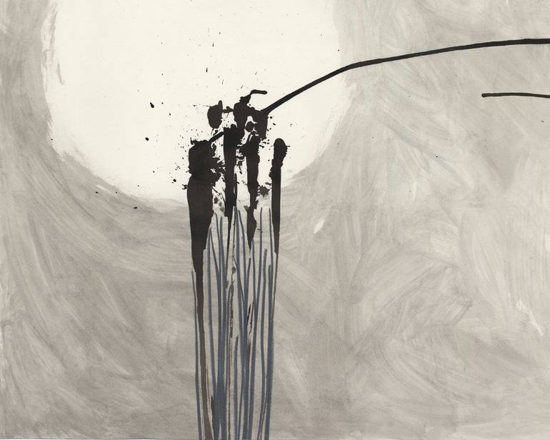 Original Abstract People Painting by Heather Goodwind