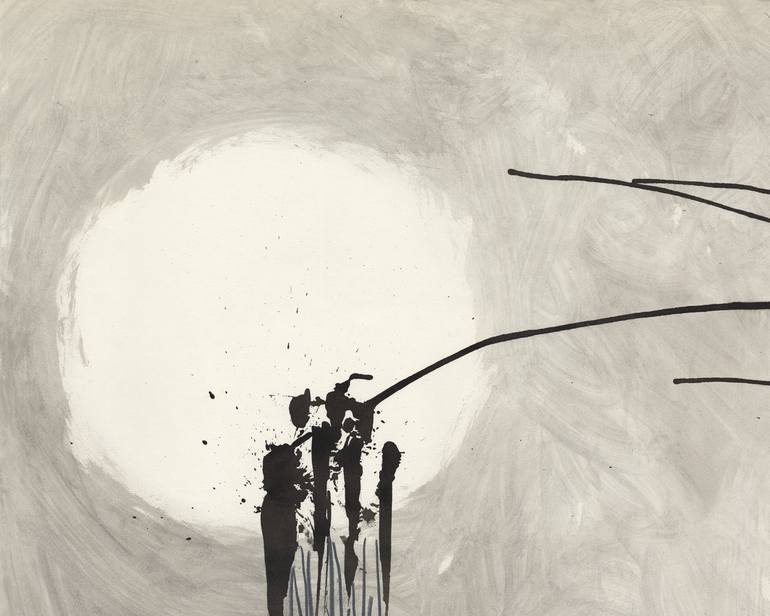 Original Abstract People Painting by Heather Goodwind