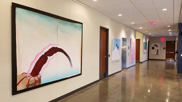 Original Conceptual Abstract Painting by Heather Goodwind