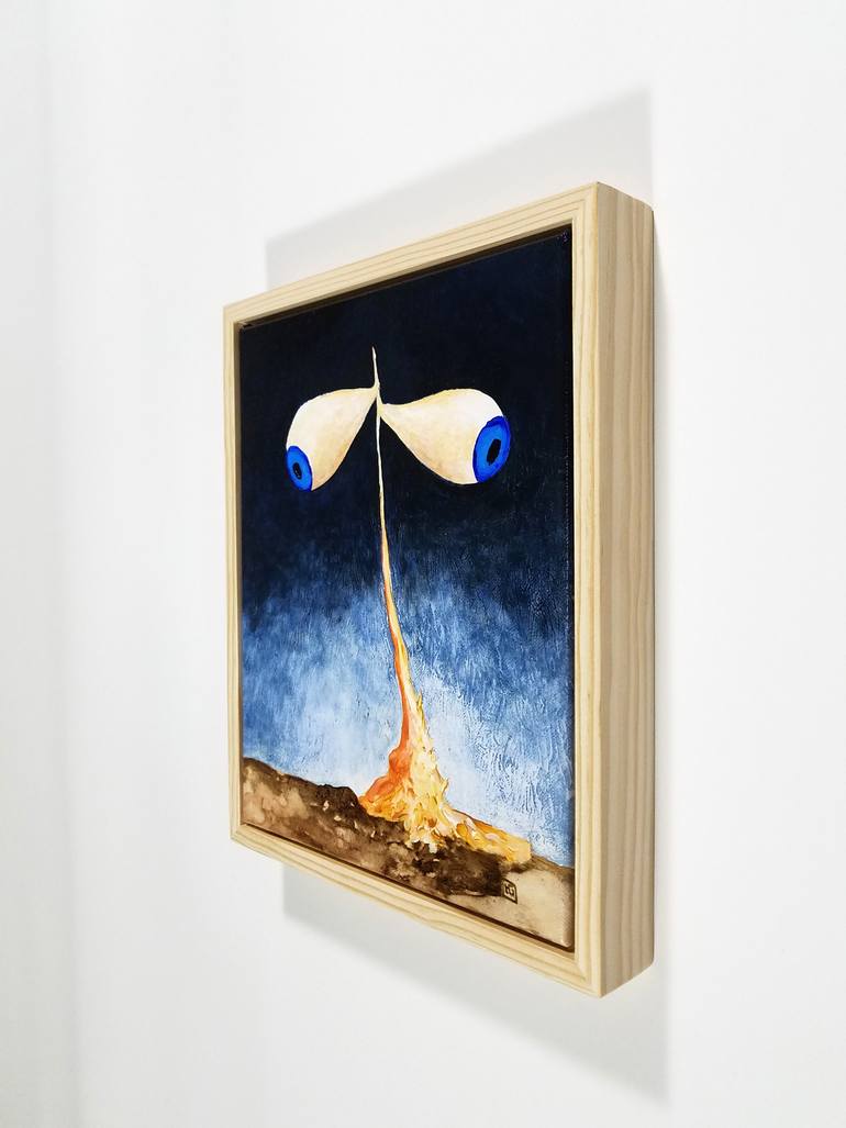 Original Abstract Time Painting by Heather Goodwind