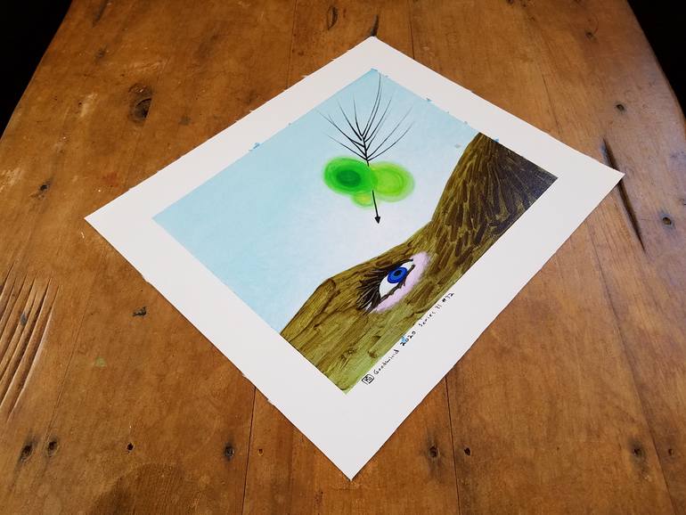 Original Expressionism Landscape Painting by Heather Goodwind