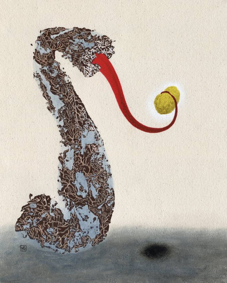 Original Figurative Animal Paintings by Heather Goodwind