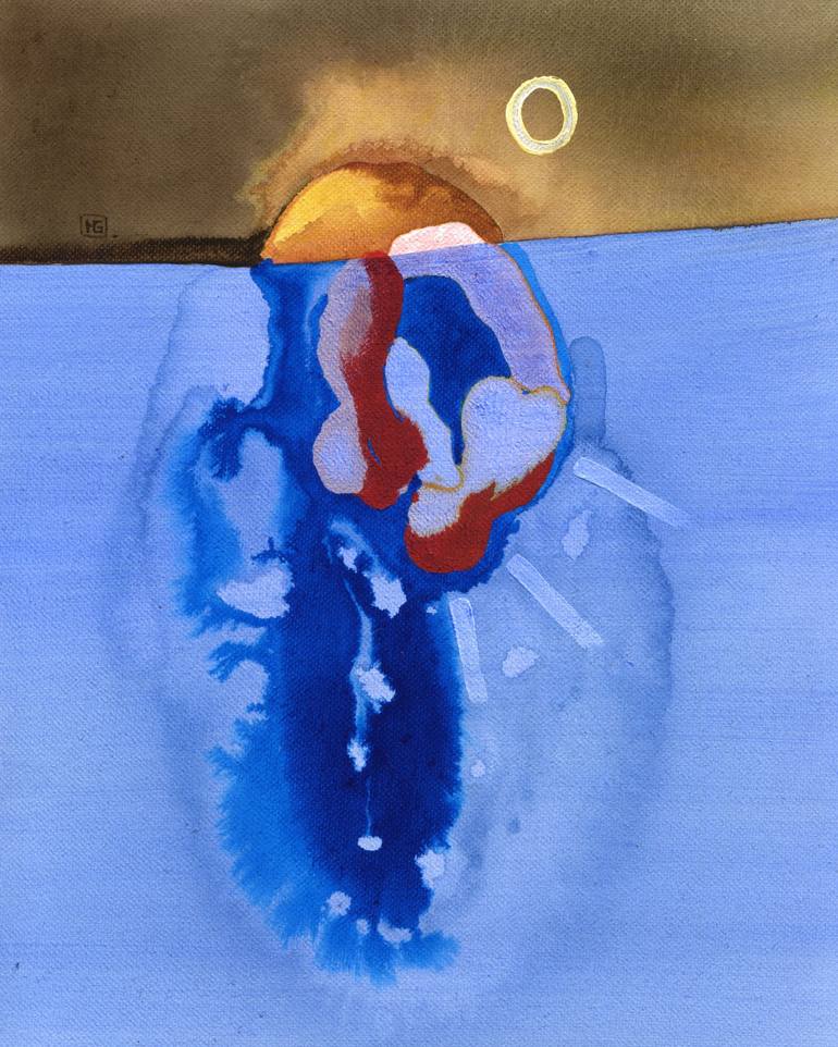 Original Abstract Landscape Paintings by Heather Goodwind