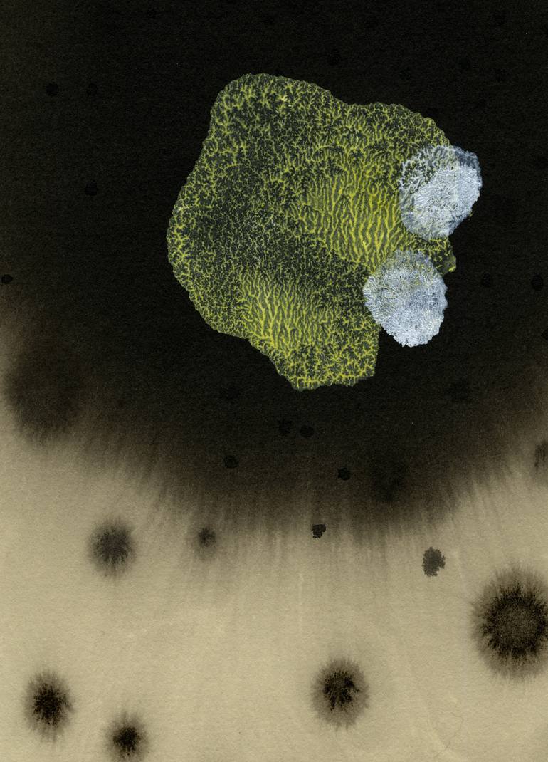 Original Abstract Science/Technology Drawing by Heather Goodwind