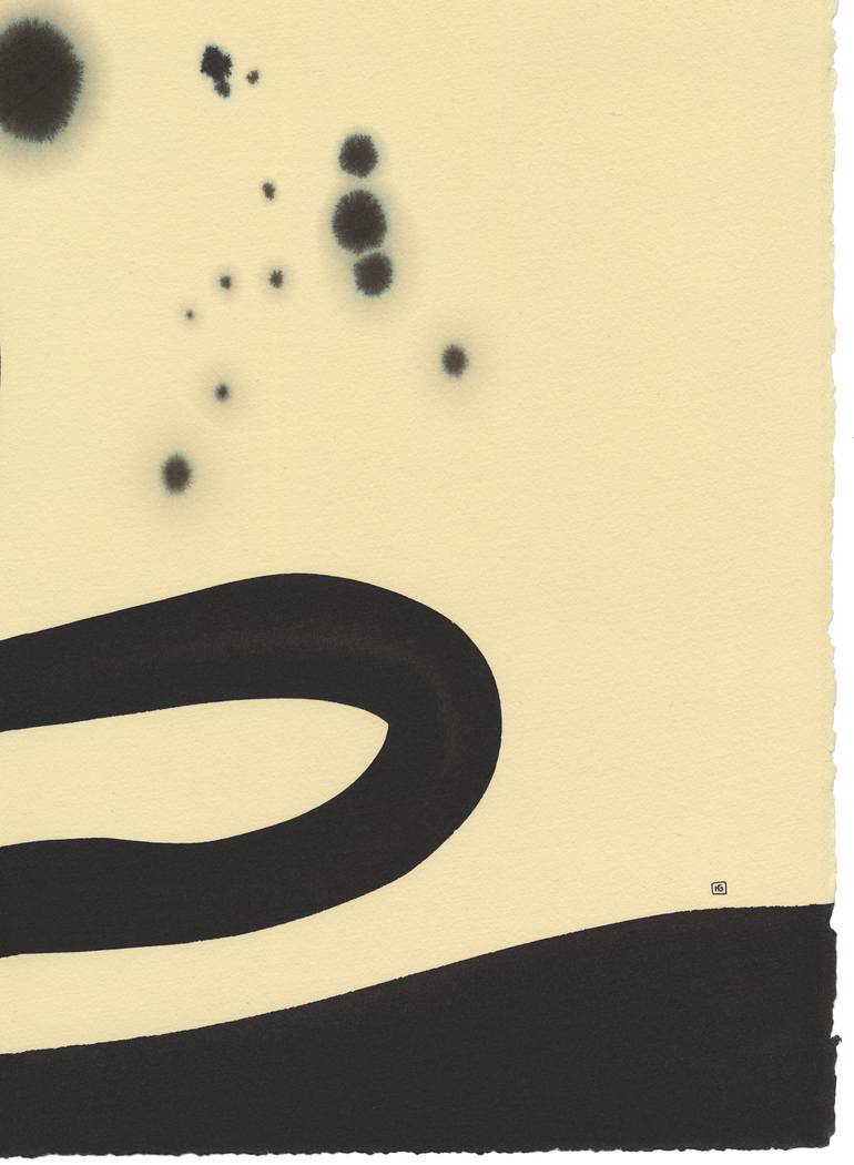 Original Abstract Animal Drawing by Heather Goodwind