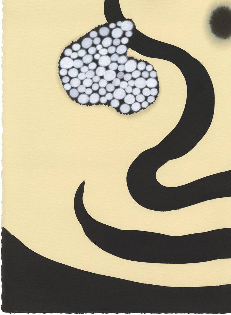 Original Abstract Animal Drawing by Heather Goodwind