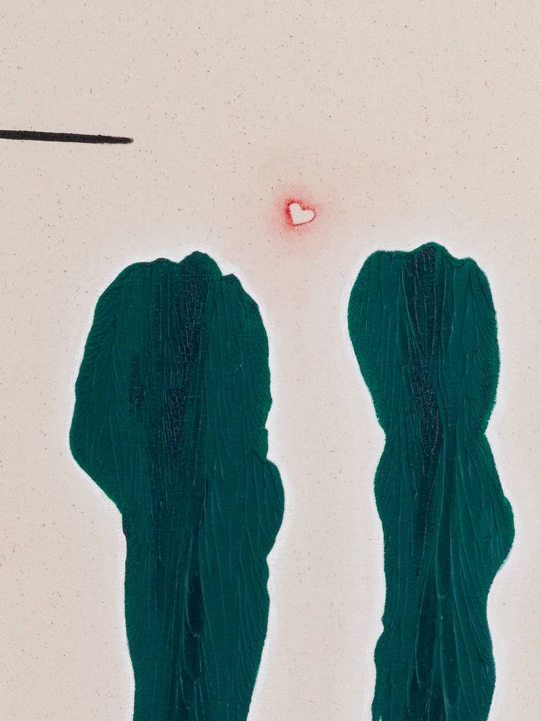 Original Abstract Love Painting by Heather Goodwind