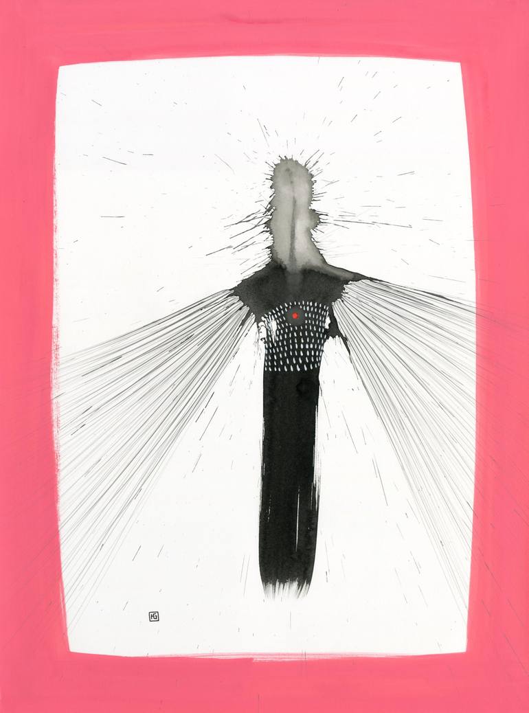 Original Abstract Aerial Drawings by Heather Goodwind