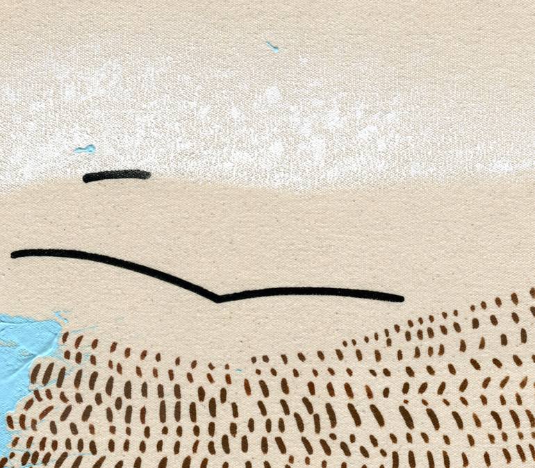 Original Folk Abstract Painting by Heather Goodwind