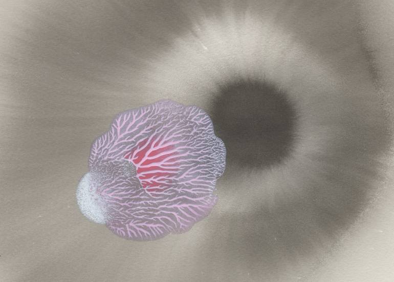 Original Expressionism Landscape Drawing by Heather Goodwind