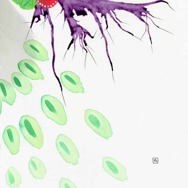 Original Abstract Geometric Drawing by Heather Goodwind