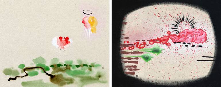 Original Contemporary Abstract Painting by Heather Goodwind