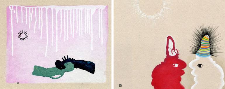 Original Contemporary Abstract Painting by Heather Goodwind