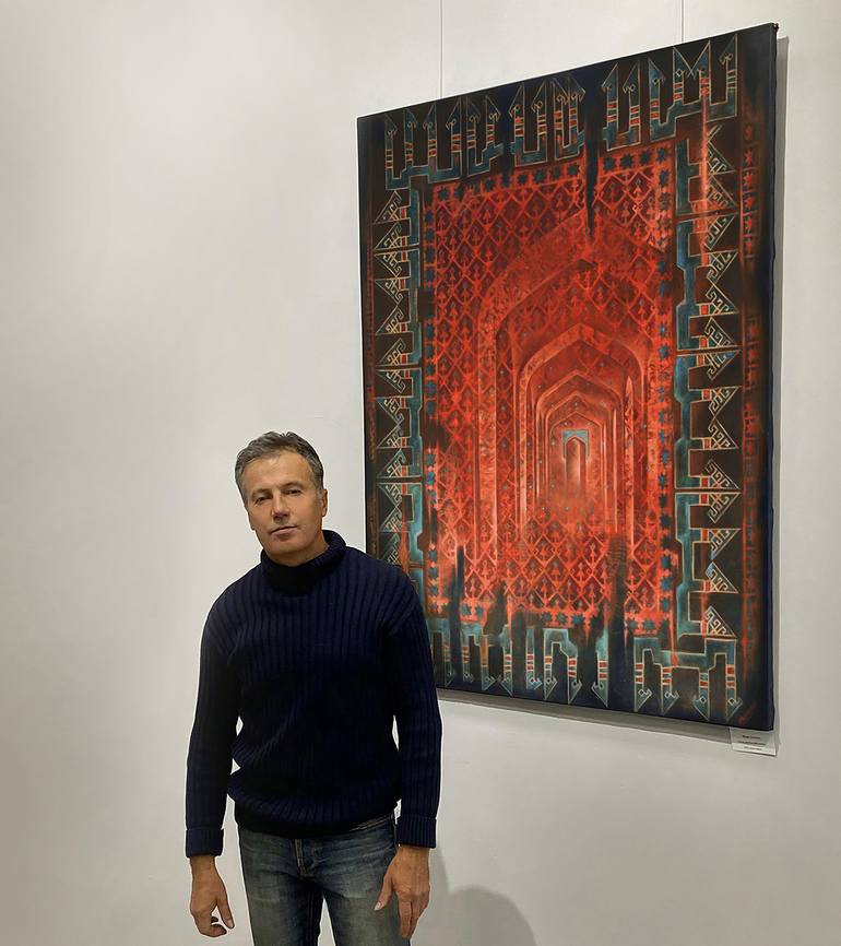 Original Conceptual Architecture Painting by Igor Eliseev