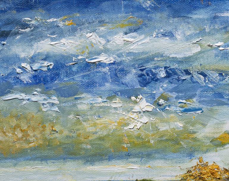 Original Impressionism Landscape Painting by Mani Mosaferi