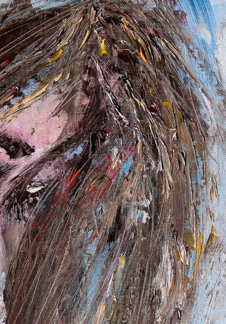 Original Impressionism People Painting by Mani Mosaferi