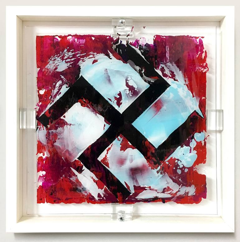 Original Abstract Political Painting by Marco Pettinari