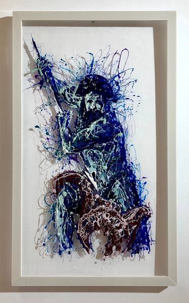 Original Abstract Expressionism Men Paintings by Marco Pettinari