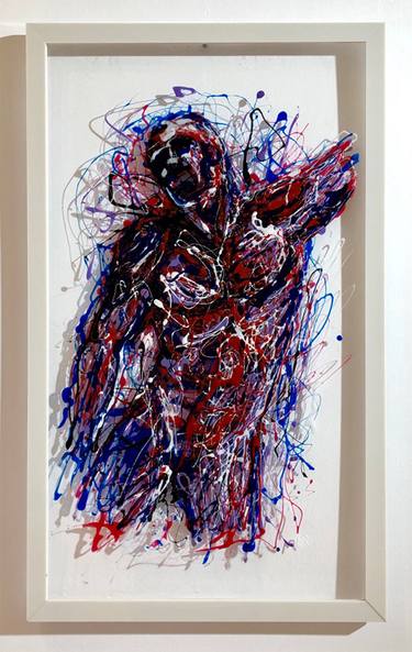 Original Abstract Expressionism Men Paintings by Marco Pettinari