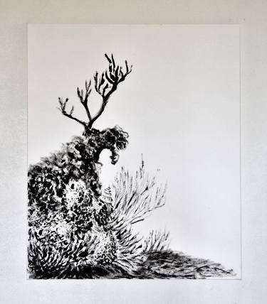 Original Black & White Nature Paintings by Tapio Hirvonen