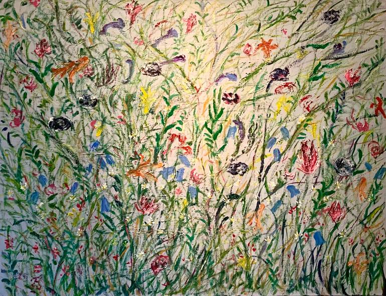 Original Contemporary Floral Painting by Tapio Hirvonen