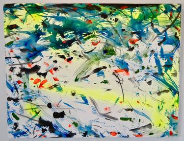 Original Abstract Expressionism Abstract Paintings by Tapio Hirvonen