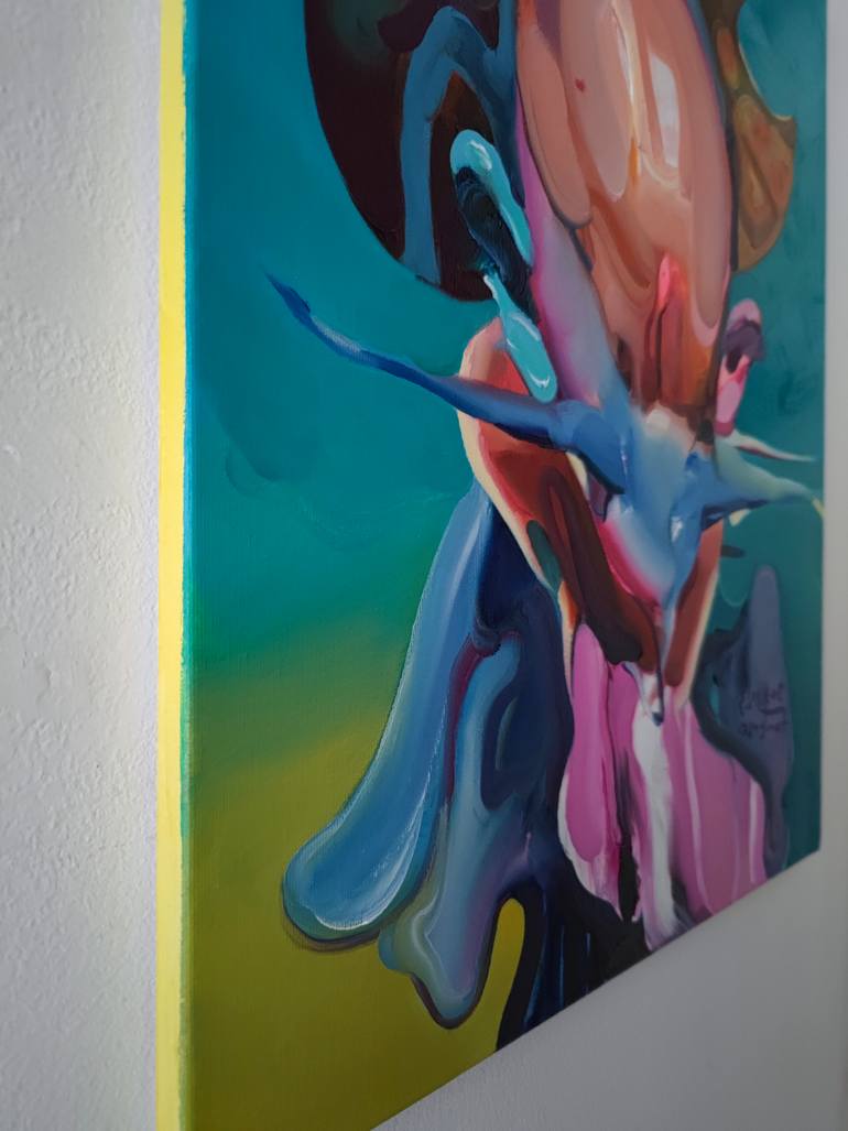 Original Contemporary People Painting by Maxim Fomenko