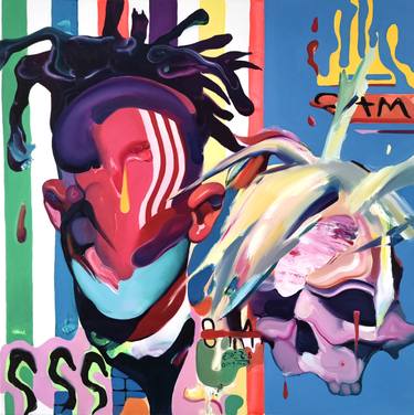 Saatchi Art Artist Maxim Fomenko; Paintings, “„Basquiat and Warhol“” #art