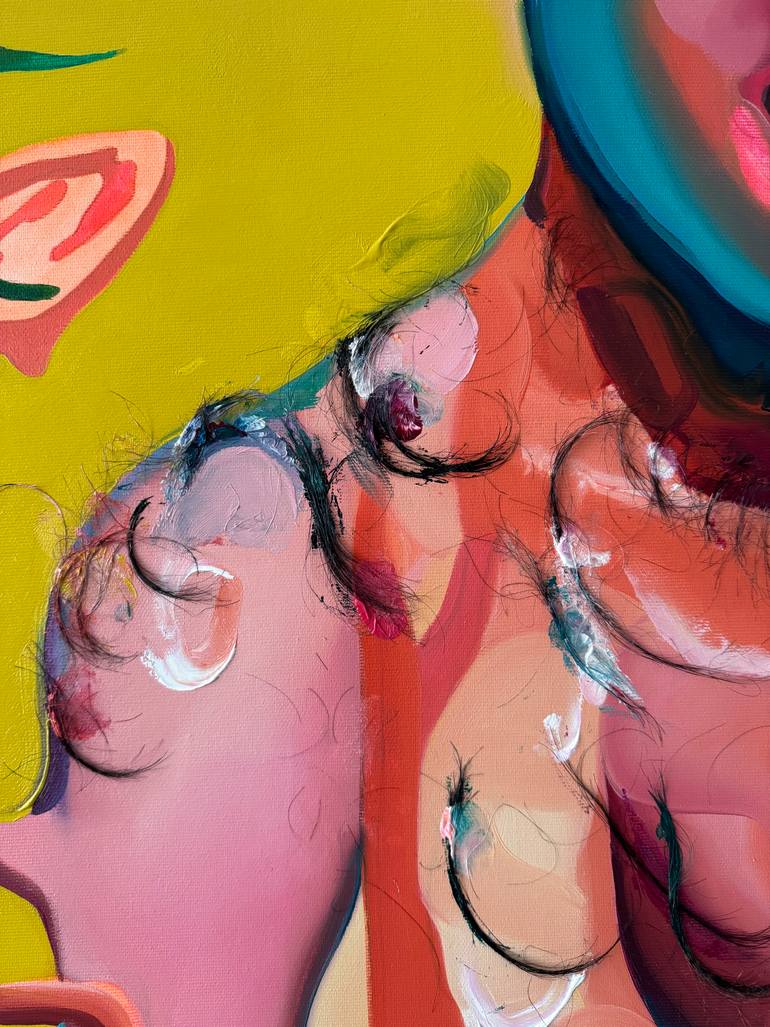 Original Conceptual Pop Culture/Celebrity Painting by Maxim Fomenko