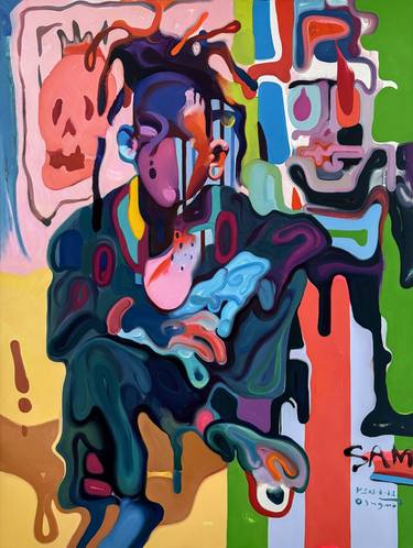Print of Expressionism Pop Culture/Celebrity Paintings by Maxim Fomenko