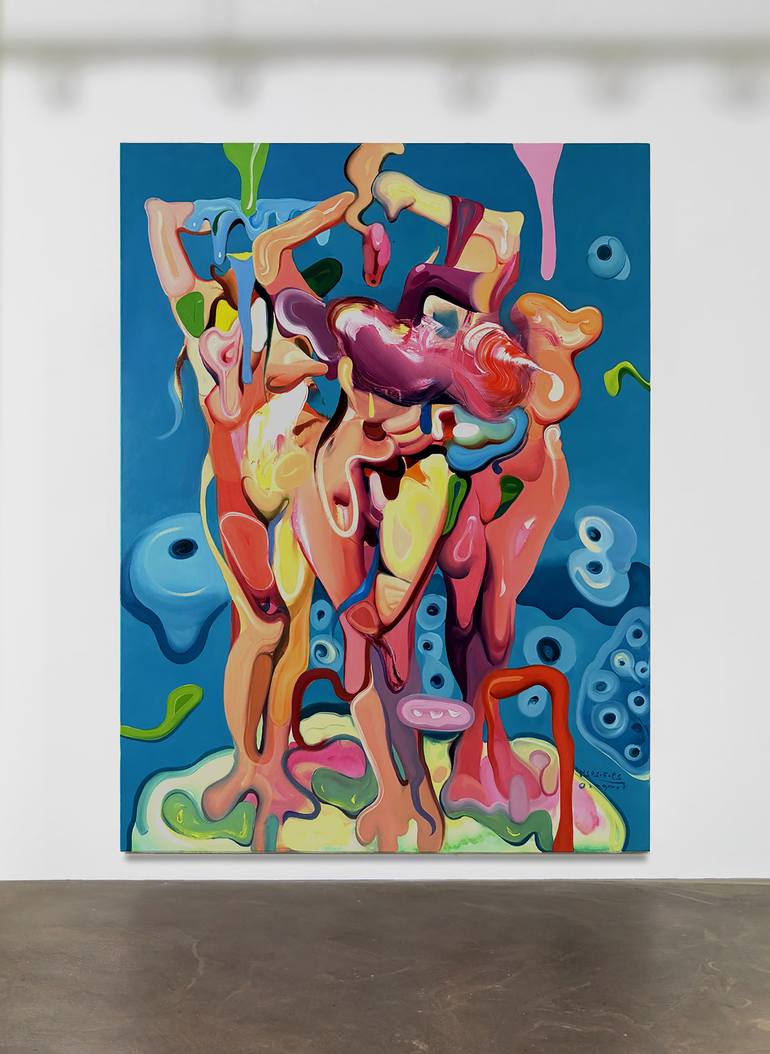 Original Contemporary Nude Painting by Maxim Fomenko