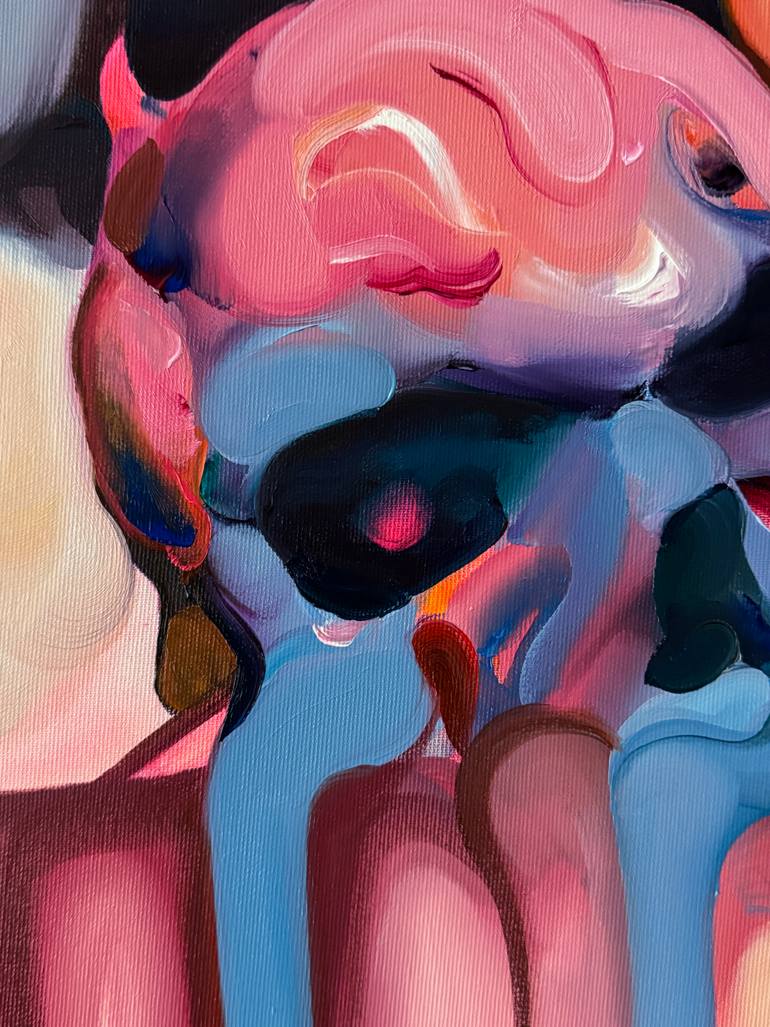 Original Figurative Erotic Painting by Maxim Fomenko