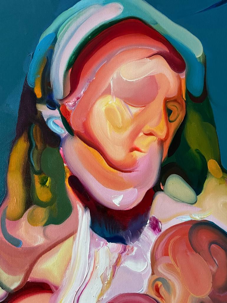 Original Contemporary Religion Painting by Maxim Fomenko