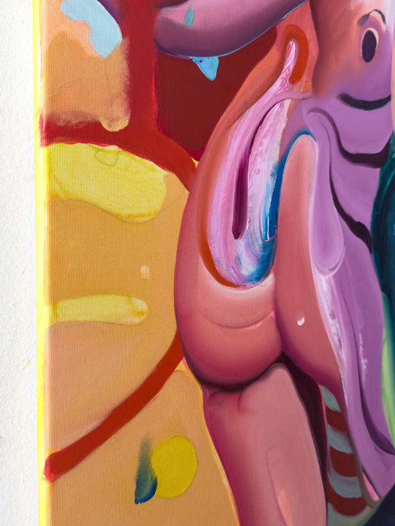 Original Contemporary Erotic Painting by Maxim Fomenko