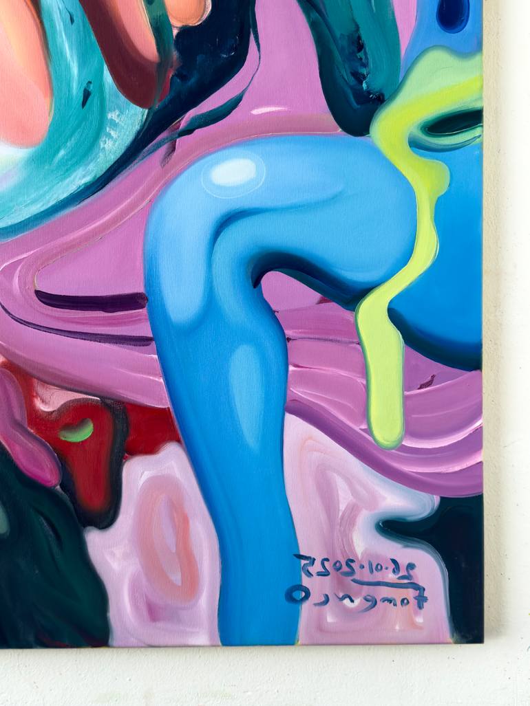 Original Contemporary Erotic Painting by Maxim Fomenko