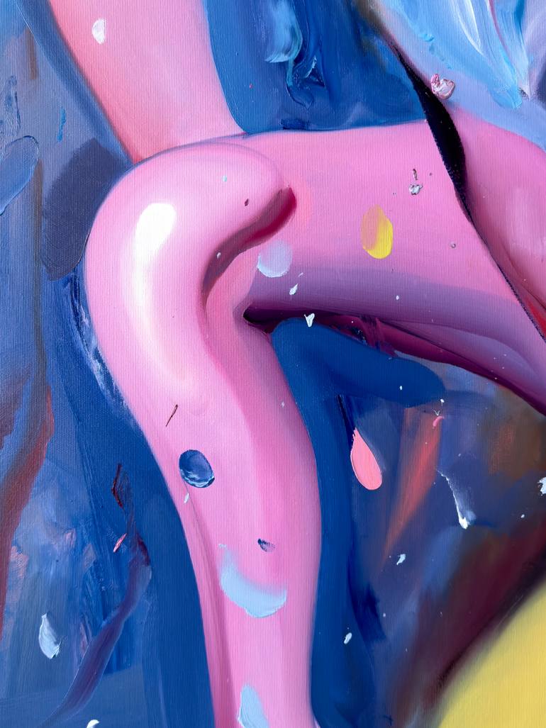 Original Expressionism Erotic Painting by Maxim Fomenko