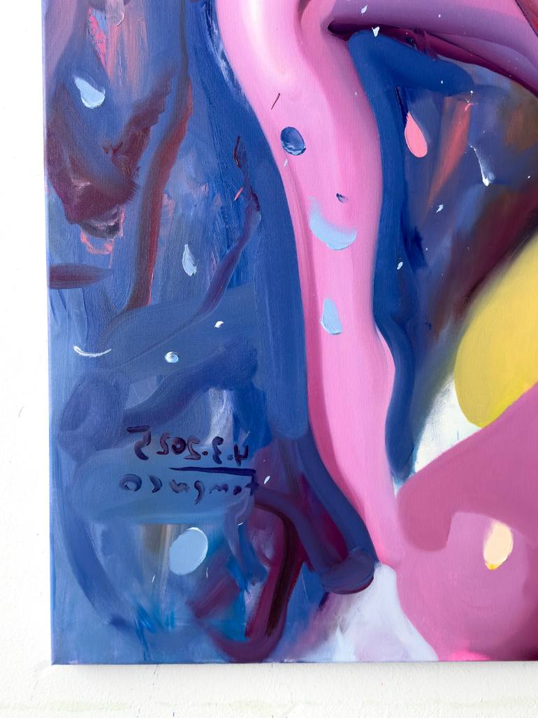Original Expressionism Erotic Painting by Maxim Fomenko