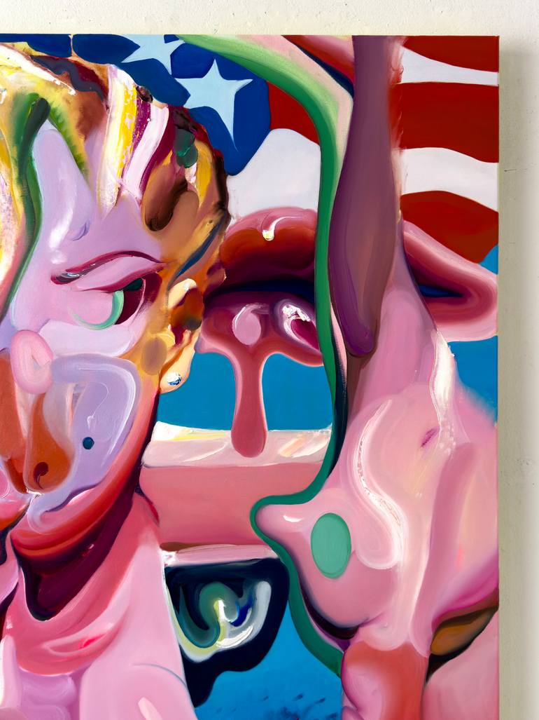 Original Expressionism Pop Culture/Celebrity Painting by Maxim Fomenko