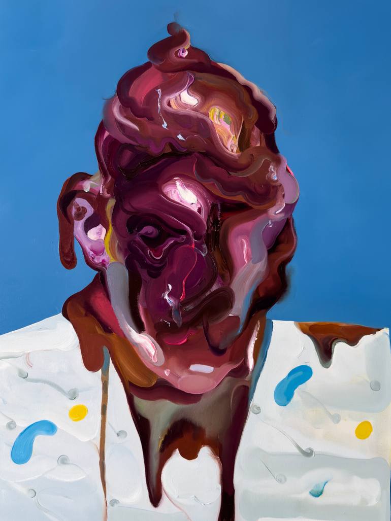 Original Contemporary Men Painting by Maxim Fomenko