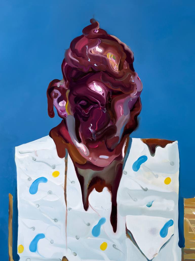 Original Contemporary Men Painting by Maxim Fomenko