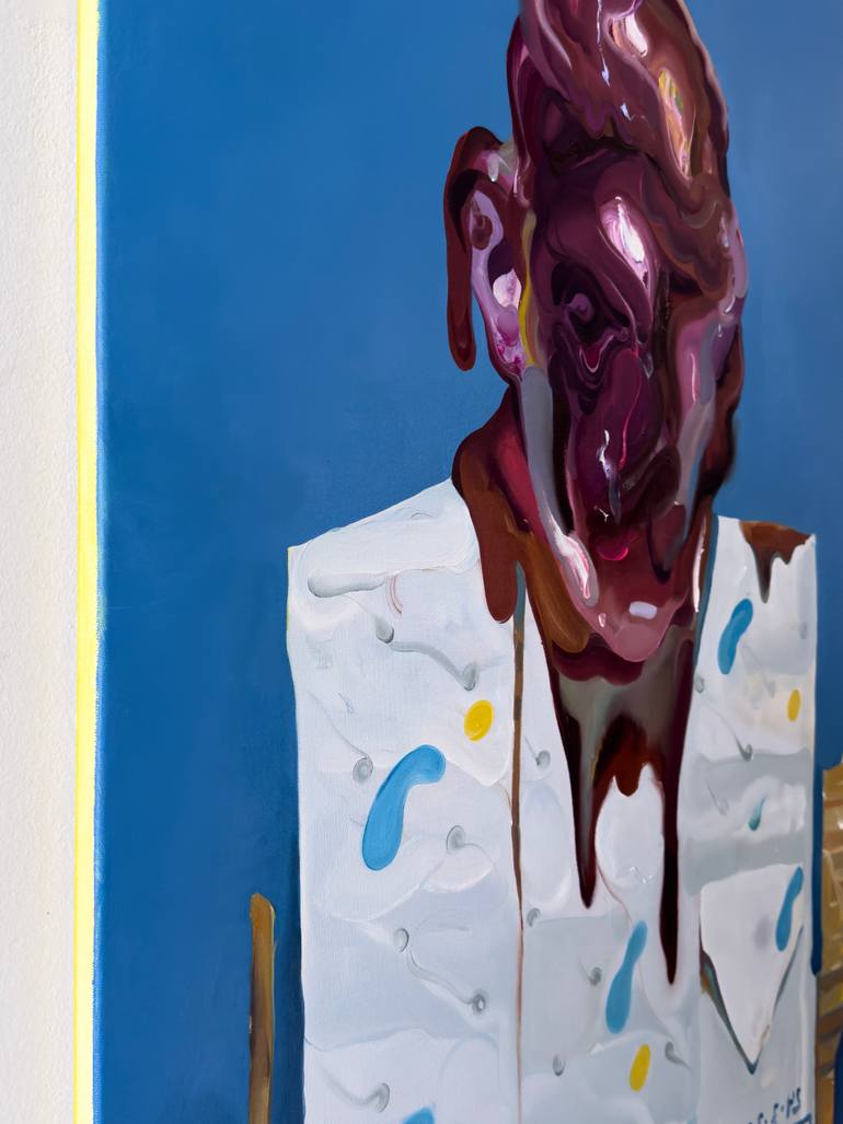 Original Contemporary Men Painting by Maxim Fomenko