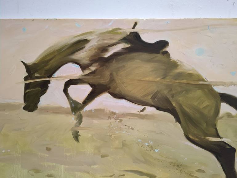 Original Horse Painting by Maxim Fomenko