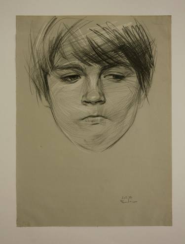 Original Figurative Portrait Drawings by Maxim Fomenko