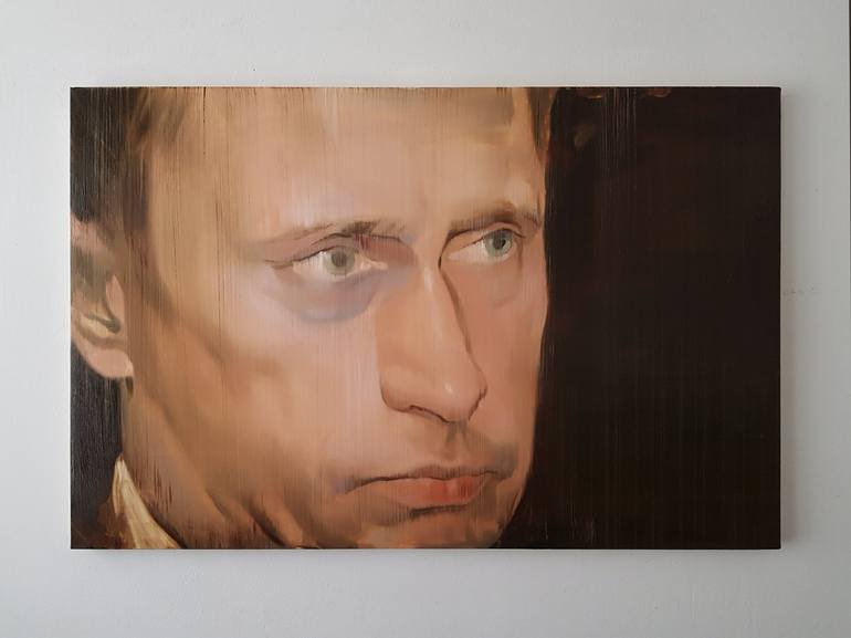 Original Figurative Portrait Painting by Maxim Fomenko