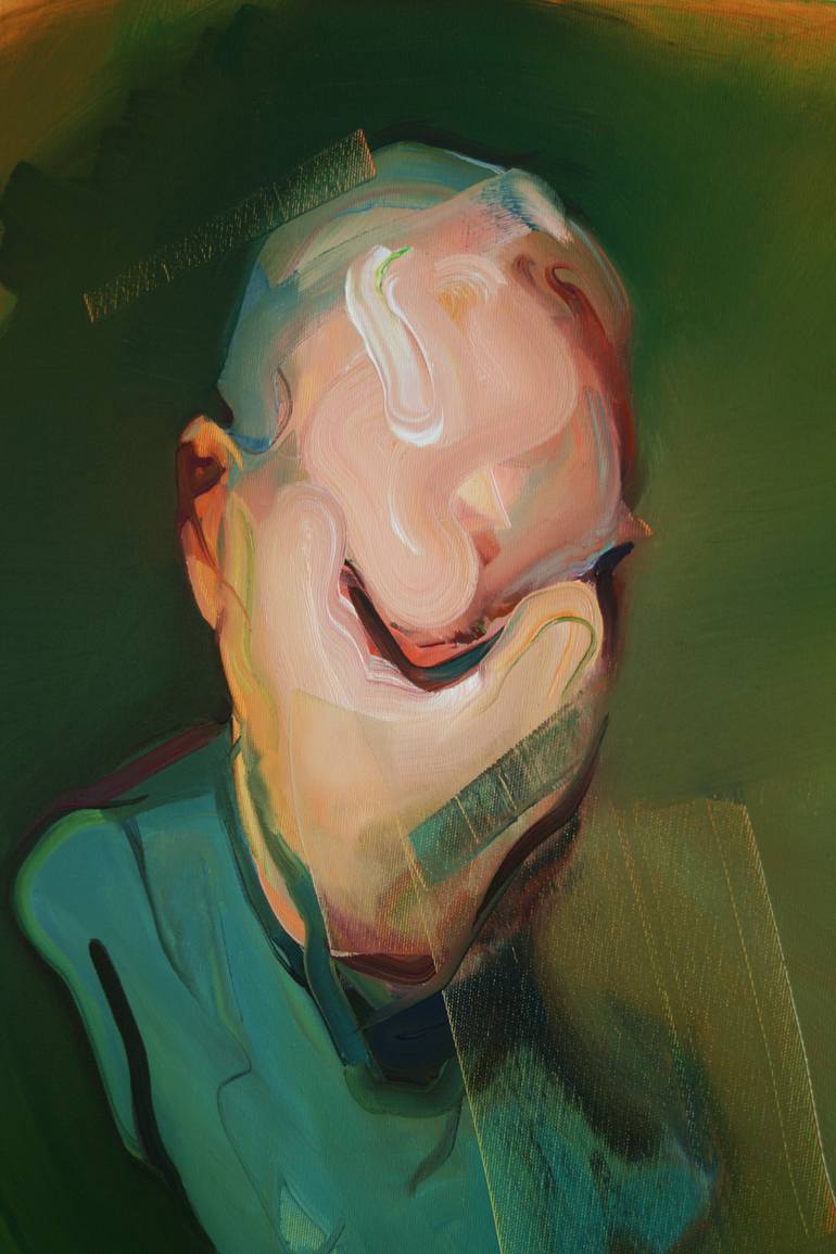 Original Figurative People Painting by Maxim Fomenko