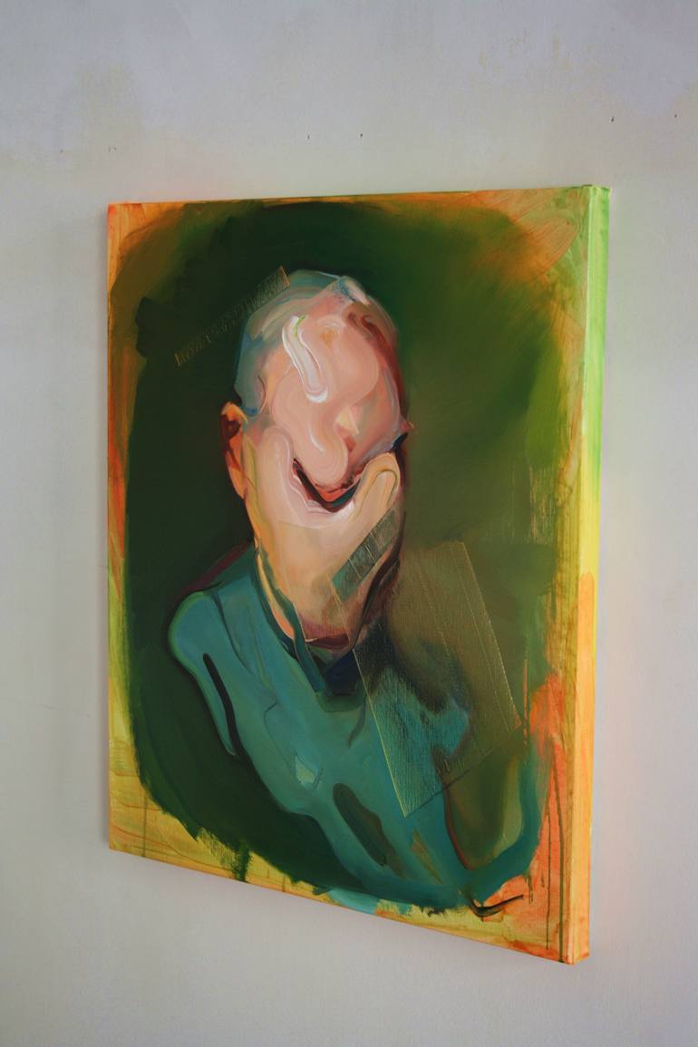 Original Figurative People Painting by Maxim Fomenko