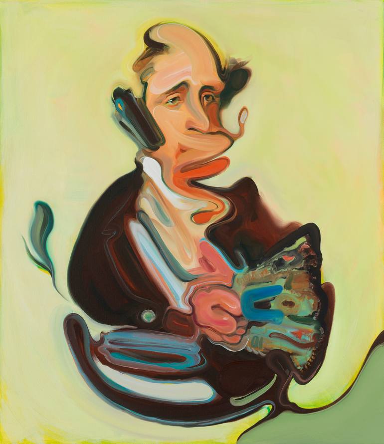 Original Figurative Abstract Painting by Maxim Fomenko
