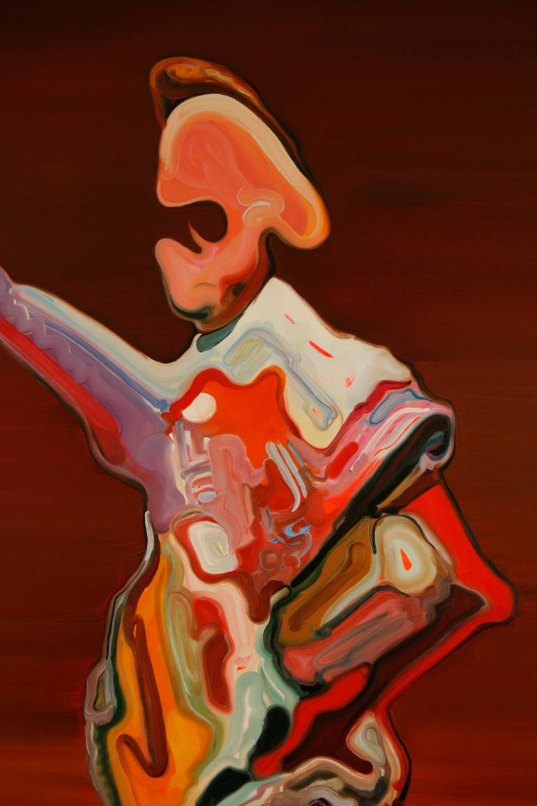 Original Conceptual People Painting by Maxim Fomenko